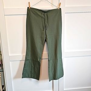 Green Cherokee drawstring scrub pants